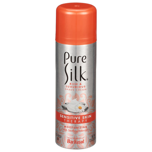 Pure Silk Sensitive Skin Therapy Rich & Luxurious Shaving Cream 7.25 oz