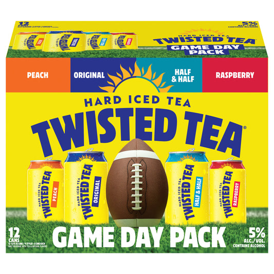 Twisted Tea Variety Game Day Pack, Hard Iced Tea (12 fl. oz. Can, 12pk.)