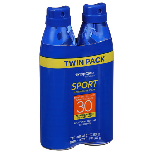 TopCare Everyday Twin Pack Sport Broad Spectrum SPF 30 Sunscreen 2 ea