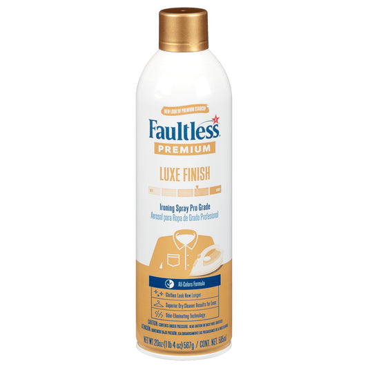 Faultless Pro Grade Luxe Finish Premium Ironing Spray 20 oz