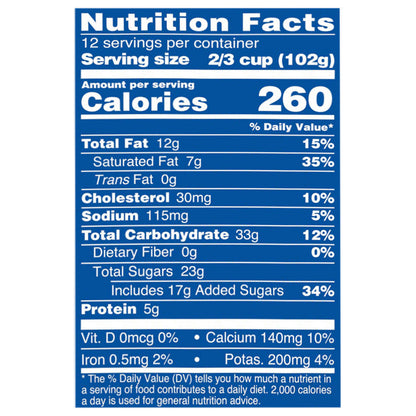 Blue Bell Cookie Two Step Ice Cream 0.5 gal
