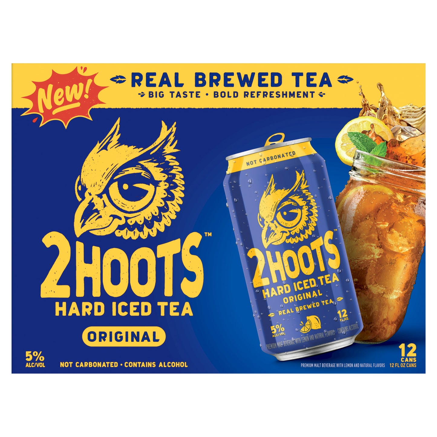 2 Hoots Hard Iced Tea 12 Pack