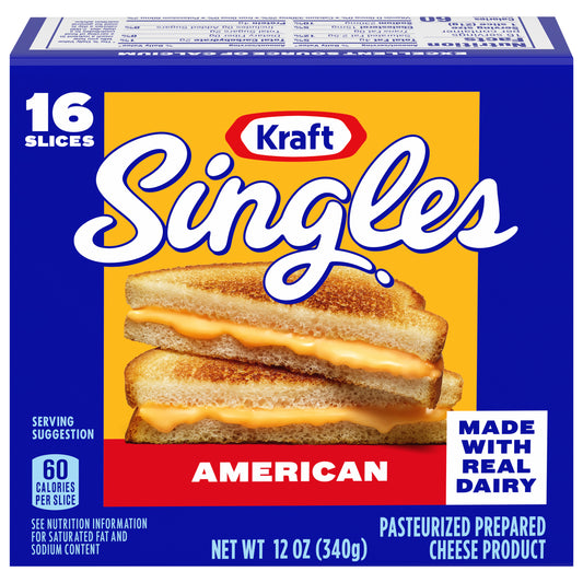 Kraft Singles American Cheese Slices 16 ea