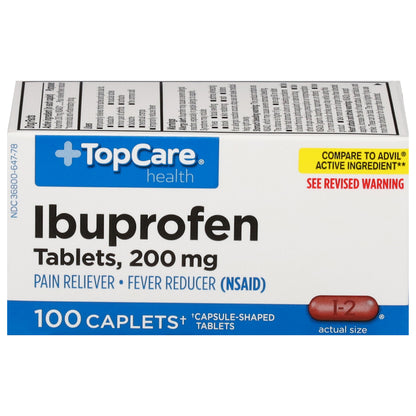 TopCare Health 200 mg Ibuprofen 100 Caplets