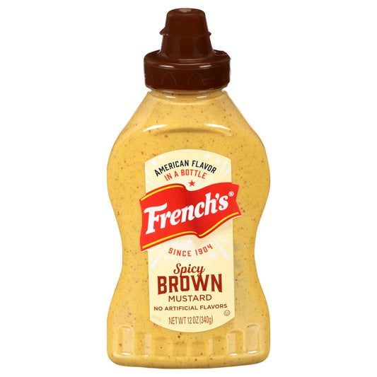 French's Spicy Brown Mustard, 12 oz