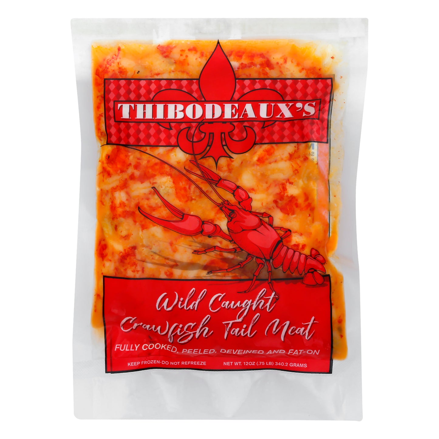 Thibodeauxs Wild Caught Craw Fish Tail Meat 12 oz