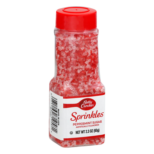 Betty Crocker Peppermint Sugar Sprinkles 2.3 oz