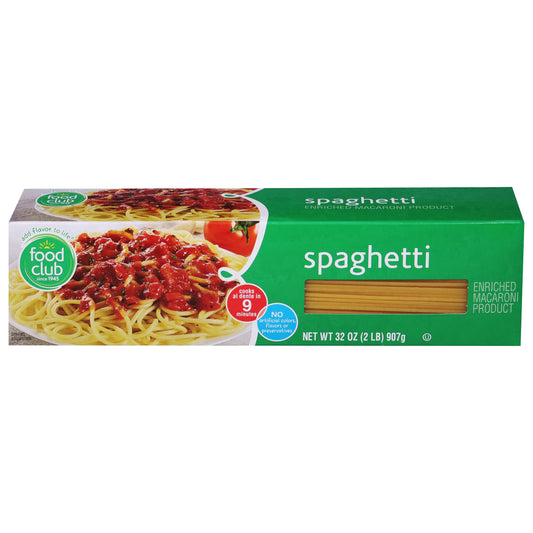 Food Club Spaghetti 32 oz