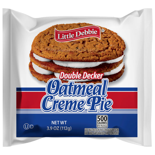 Snack Cakes, Little Debbie Snack Oatmeal Creme Pies (Dbl Decker)