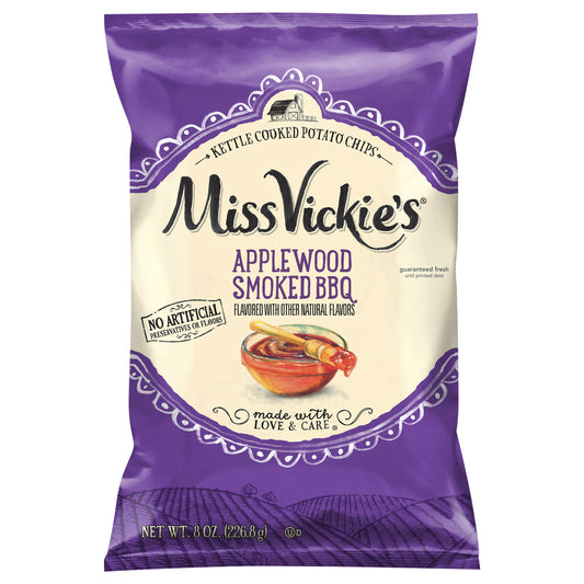 Miss Vickie's Potato Chips Applewood Smoked BBQ 8 Oz
