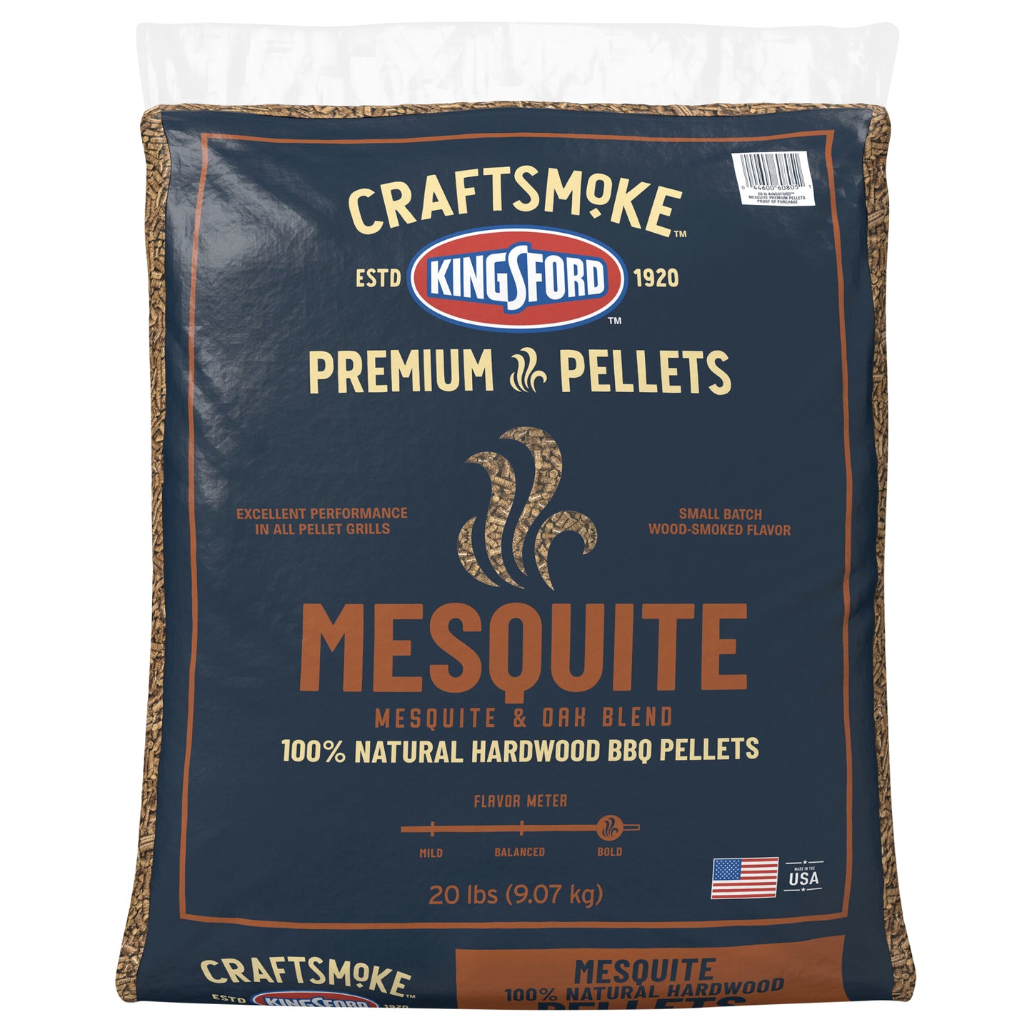 Kingsford Craftsmoke Premium Pellets, BBQ Pellets for Grilling, Mesquite, 20 Pounds