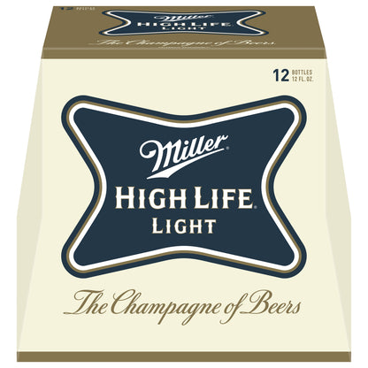 Miller High Life Light Beer 12 - 12 fl oz Bottles