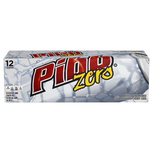 Pibb Zero Fridge Pack Cans, 12 fl oz, 12 Pack