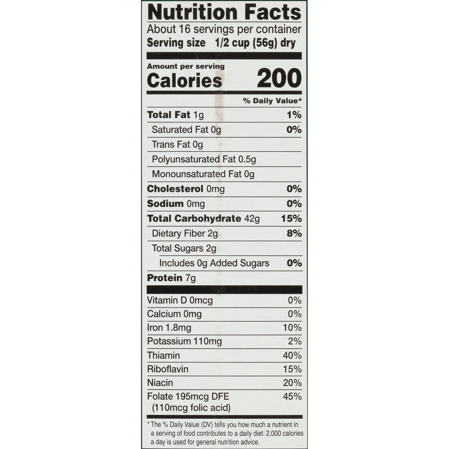 Enriched Macaroni Product, Elbow Macaroni