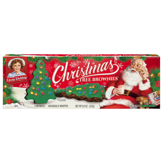 Little Debbie Christmas Tree Brownies 5 ea Box