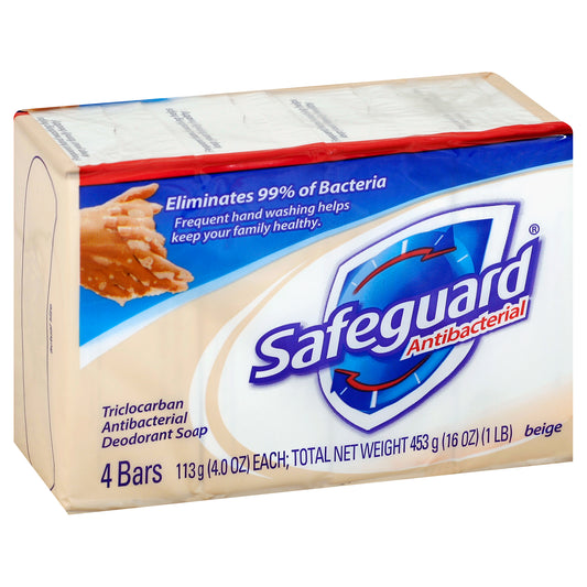 Safeguard Deodorant Soap 4 ea