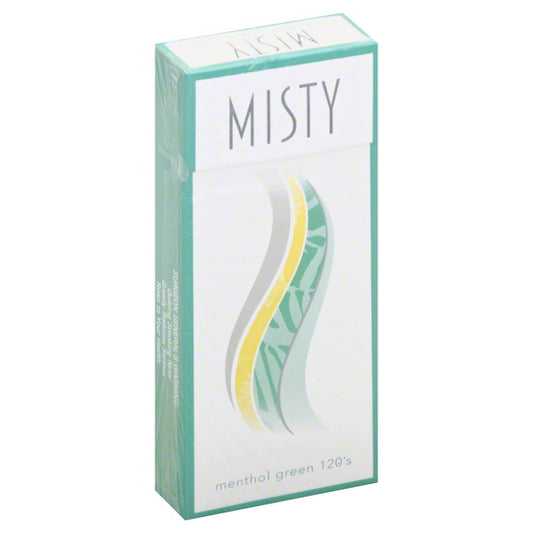 Misty Cigarettes, Menthol Green, 120's