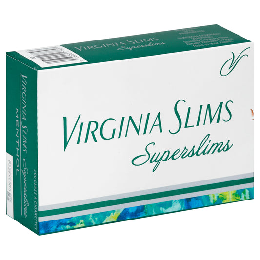 Virginia Slims Cigarettes 200 ea - SS MENTHOL BOX