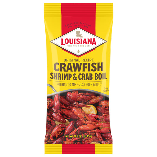 Louisiana Fish Fry Products Original Recipe Crawfish Shrimp & Crab Boil 16 oz