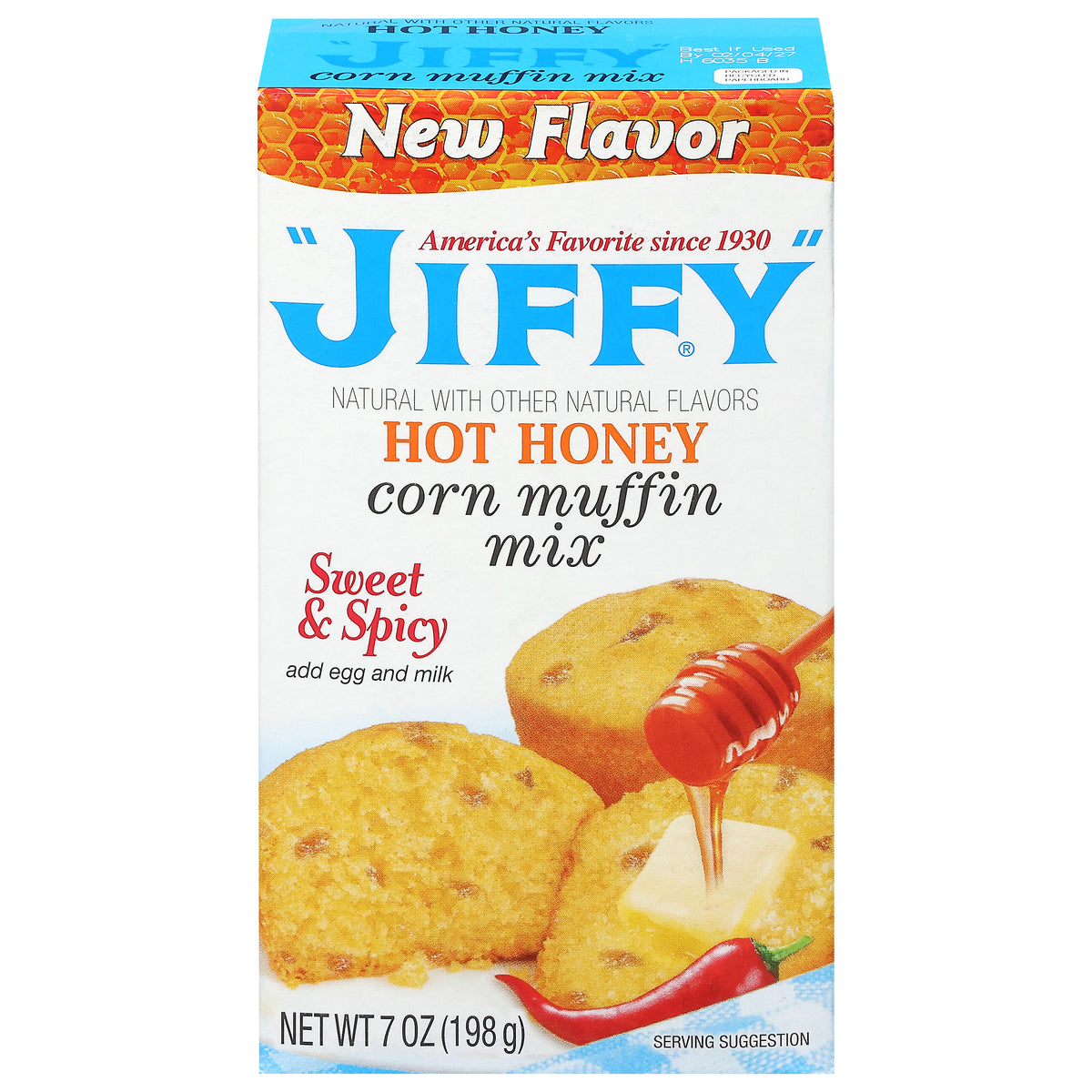Jiffy Sweet & Spicy Hot Honey Corn Muffin Mix 7 oz