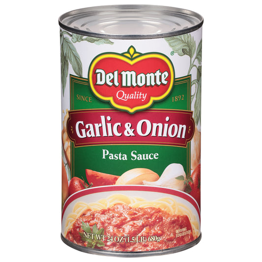 Del Monte Garlic & Onion Pasta Sauce 24 oz