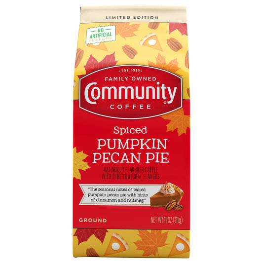 Community Ground Spiced Pumpkin Pecan Pie Coffee 11 oz