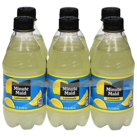 Minute Maid Lemonade 6 - 12 fl oz Bottles