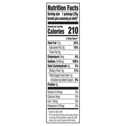 BIGS Original Salted and Roasted Sunflower Seeds, 2.75 oz