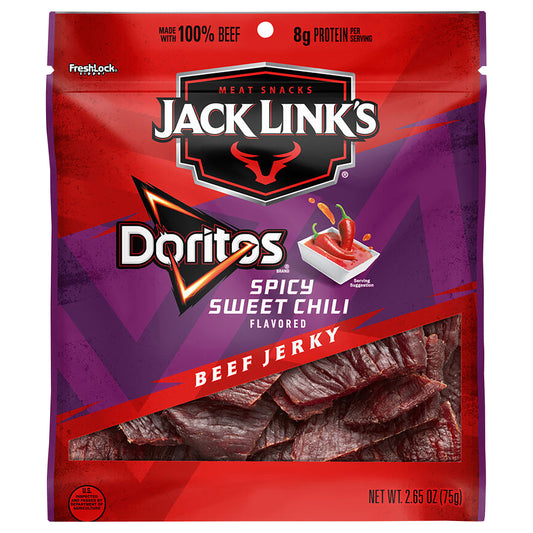 Jack Link's Beef Jerky Doritos Spicy Sweet Chili Flavored 2.65 Oz