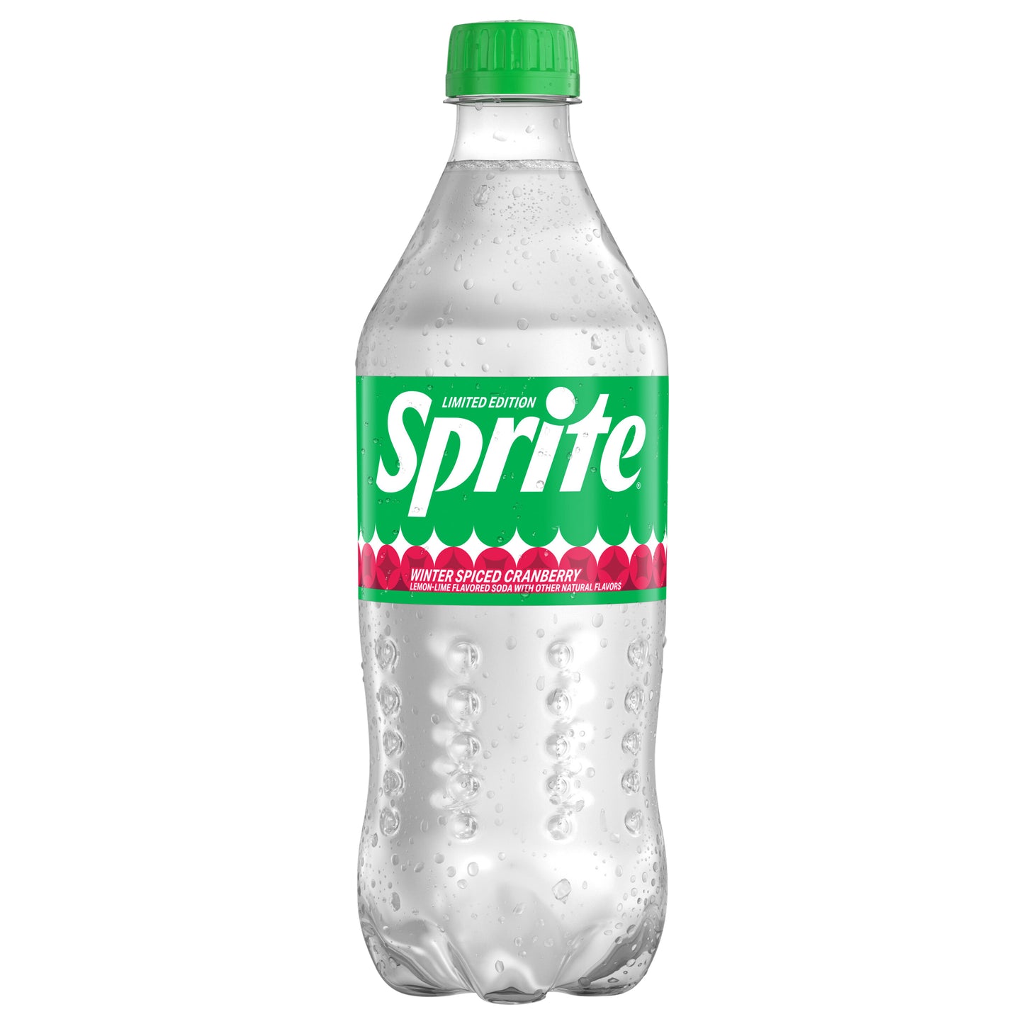 Sprite Winter Spiced Cranberry Bottle, 20 fl oz