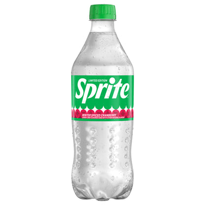 Sprite Winter Spiced Cranberry Bottle, 20 fl oz