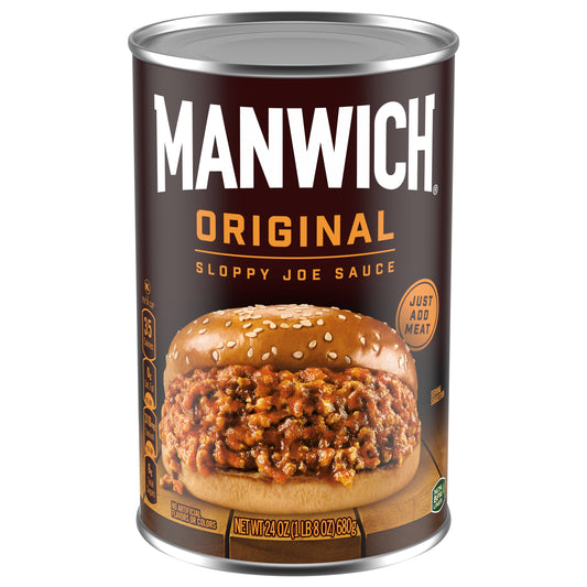 Manwich Original Sloppy Joe Sauce, Canned Sauce, 24 OZ