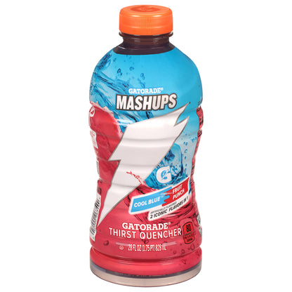 Gatorade Mashups Cool Blue/Fruit Punch Thirst Quencher 28 fl oz