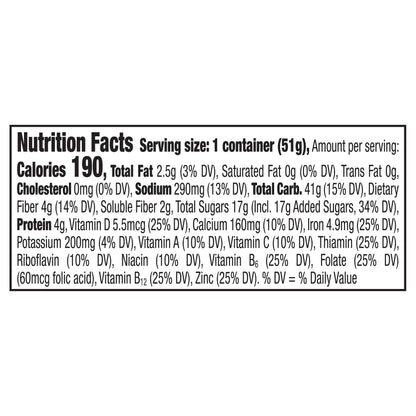 Honey Nut Cheerios Heart Healthy Cereal Cup, 1.8 OZ Single Serve Cereal Cup