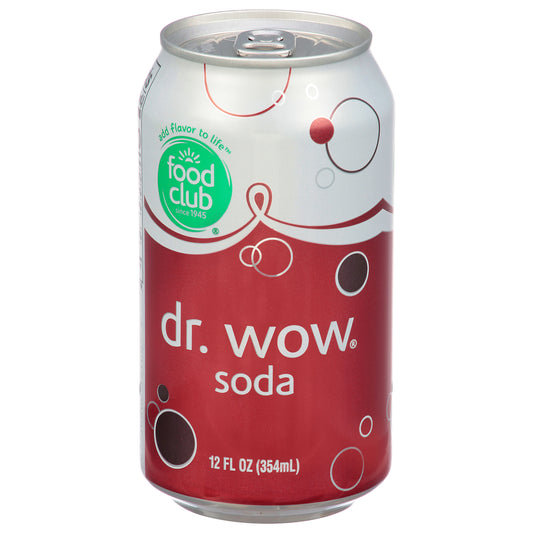 Food Club Dr. Wow Soda 12 fl oz