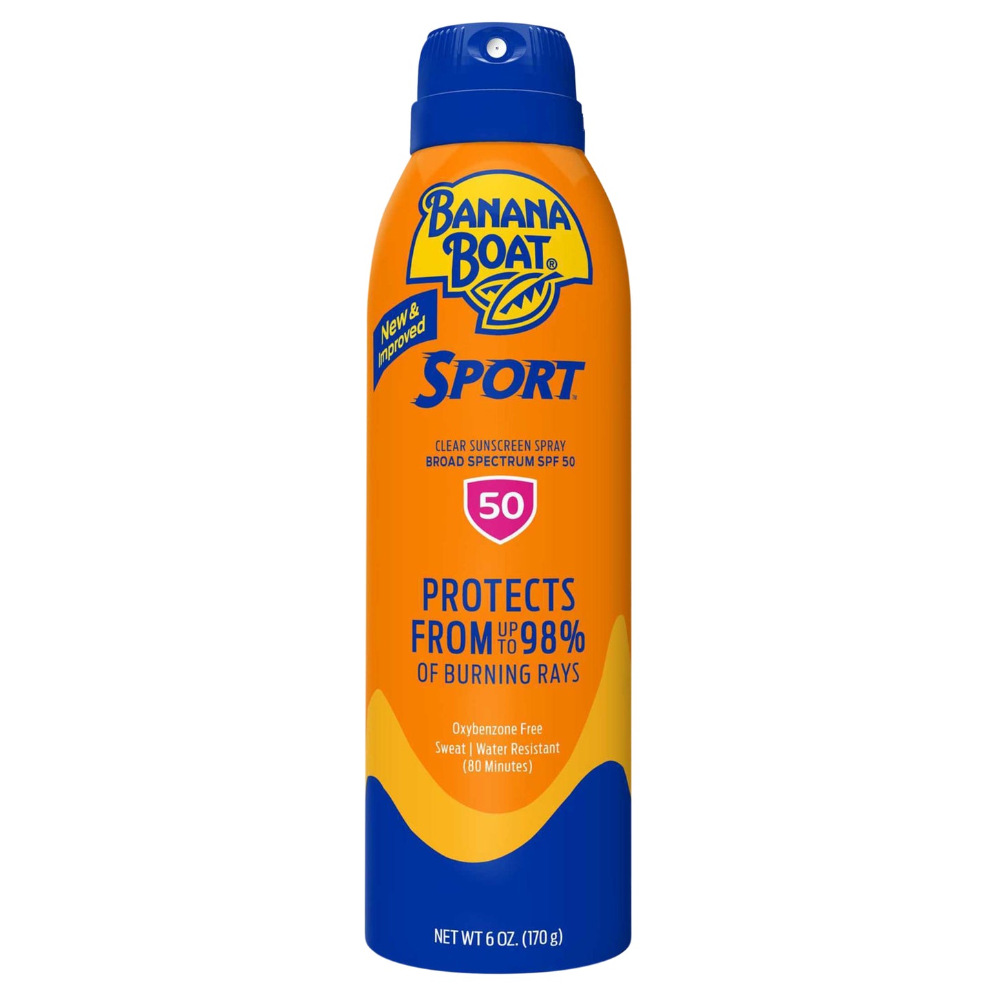 Banana Boat Sport Ultra Sunscreen Spray SPF 50+ Broad Spectrum Superior Endurance Vs Sweat + Water