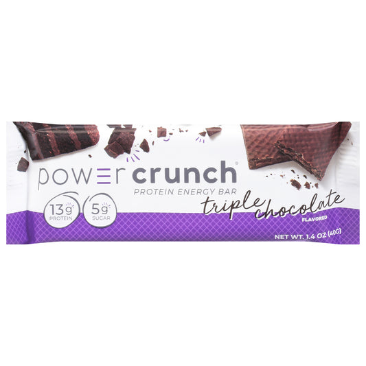 Power Crunch Triple Chocolate Flavored Protein Energy Bar 1.4 oz