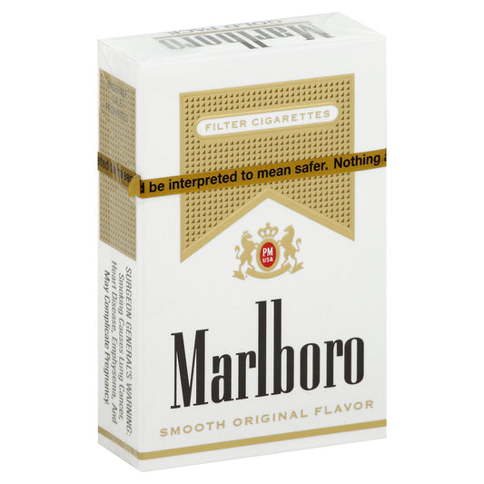 Marlboro Cigarettes 20 ea - SMOOTH ORIGINAL FLAVOR WHITE