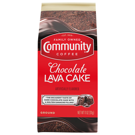 Community® Coffee Chocolate Lava Cake Medium Roast Ground 11 oz Gable Top