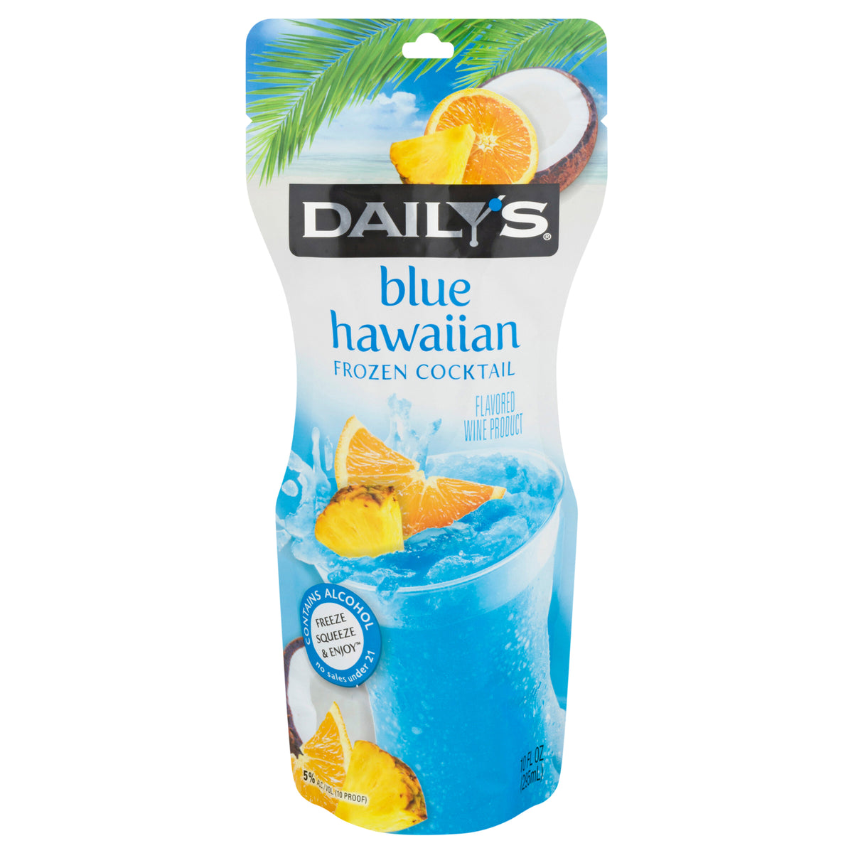 Daily's Blue Hawaiian Ready to Drink Frozen Pouch 10 fl oz