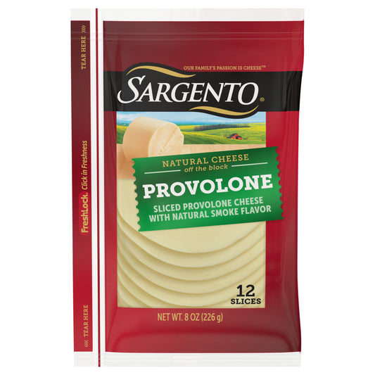 Sargento Natural Provolone Cheese Slices 12 ea