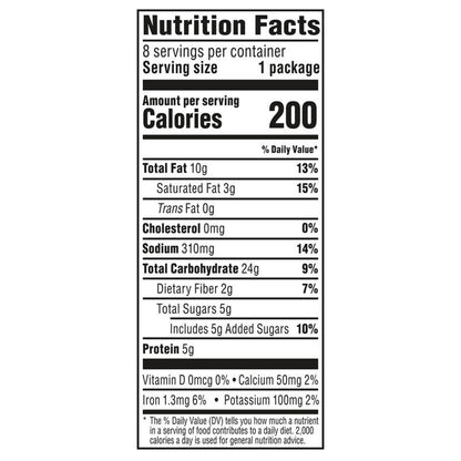 Munchies Sandwich Crackers Real Peanut Butter Baked Cheese 1.42 Oz 8 Count