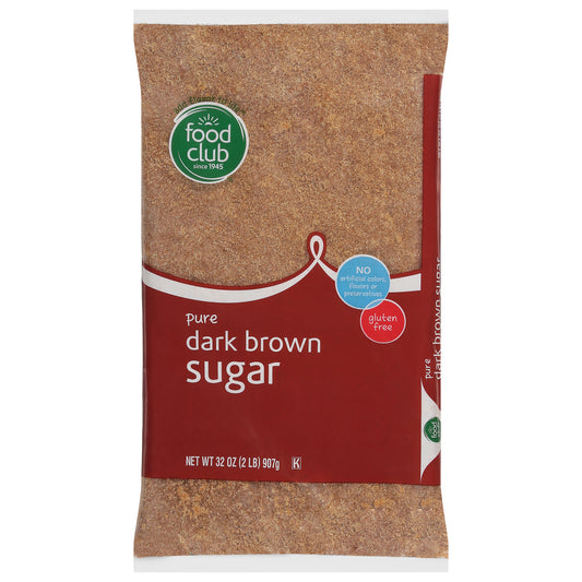 Food Club Pure Dark Brown Sugar 32 oz