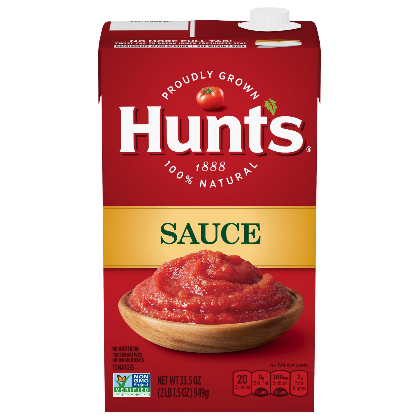 Hunt's Tomato Sauce, 33.5 oz