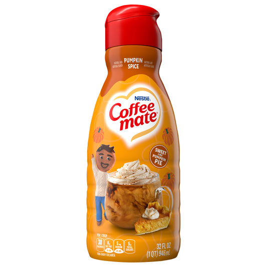 Nestle Coffee Mate Pumpkin Spice Liquid Coffee Creamer 32 fl oz.