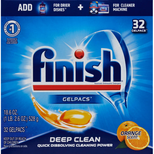 Finish Automatic Dishwasher Detergent 32 ea