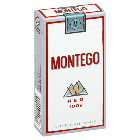 Montego Class A Red 100s Cigarettes 20 ea