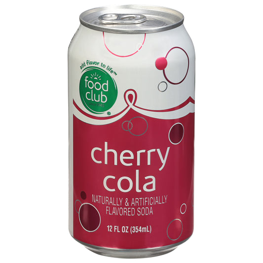 Food Club Cherry Cola Soda 12 fl oz