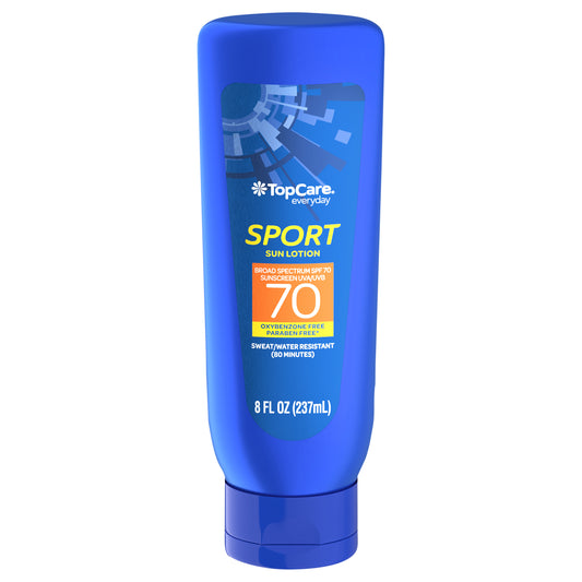 TopCare Everyday Broad Spectrum SPF 70 Sport Sun Lotion 8 fl oz