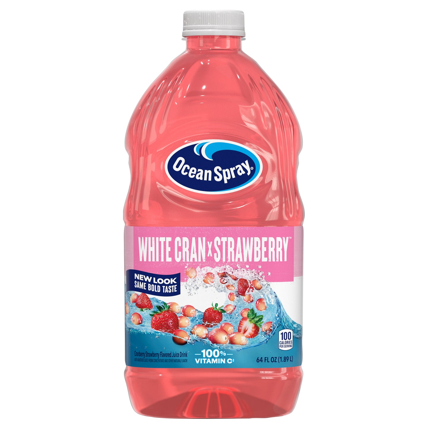 Ocean Spray 64oz White Cranberry Strawberry